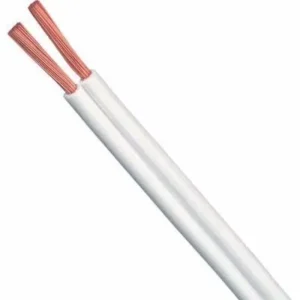 Fio Paralelo 2×1,5mm Cabo Extensão 100 Metros De Fio Branco
