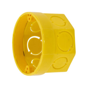Caixa de Luz 3×3 Octagonal Amarela Tigre